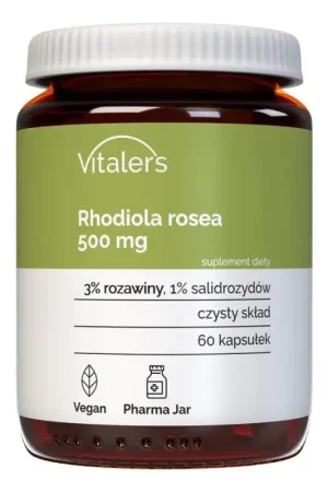 Vitaler‘s Rhodiola Rosea 500 mg - 60 Capsules Final Sale