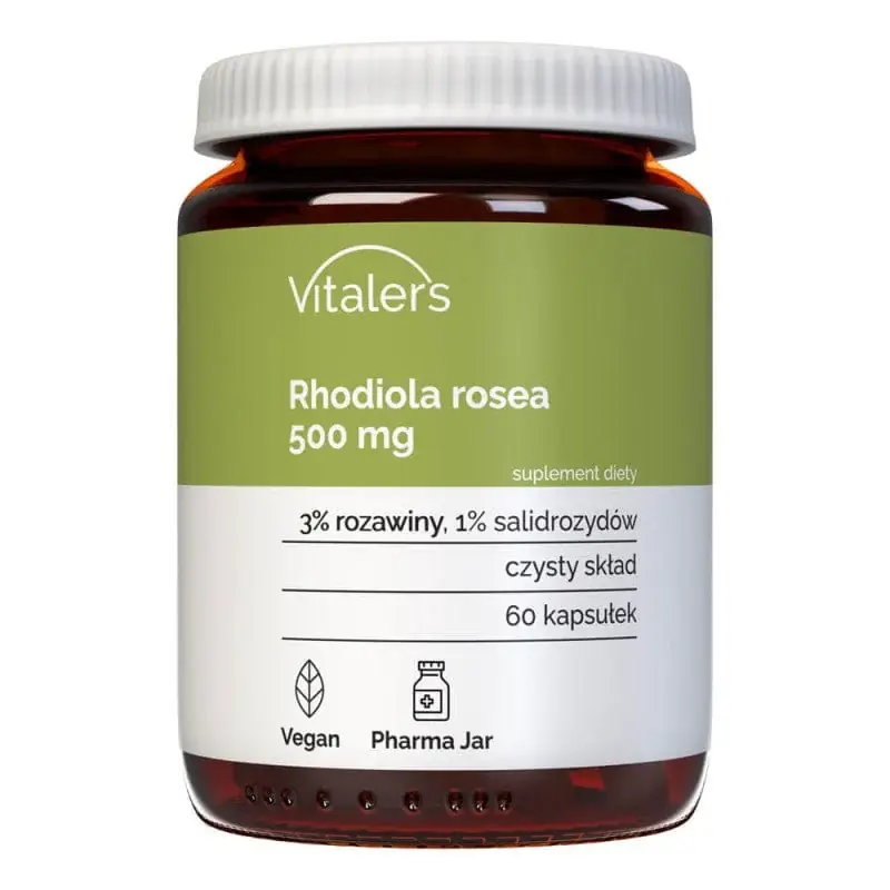 Vitaler‘s Rhodiola Rosea 500 mg - 60 Capsules Final Sale