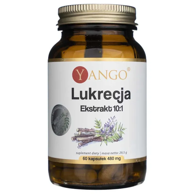 Yango Liquorice Extract 10 1 - 60 Capsules Direct From Factory