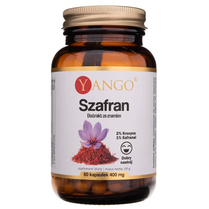 Yango Saffron Seed Extract 400 mg - 60 Capsules One Day Deal