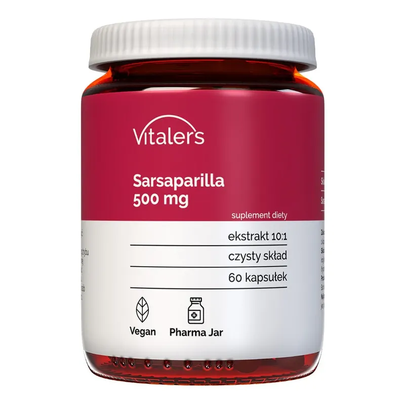 Vitaler‘s Sarsaparilla 500 mg - 60 Capsules Brand New