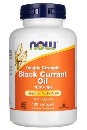 Affordable Now Foods Black Currant Oil, Double Strength 1000 mg - 100 Softgels