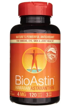 Authentic Nutrex Hawaii BioAstin Hawaiian Astaxanthin 4 mg - 120 Softgels