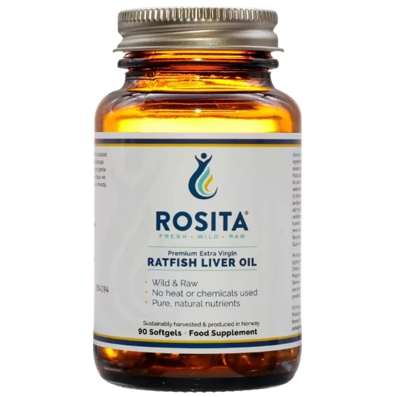 Rosita Ratfish Liver Oil Chimera Liver Oil - 90 Capsules Hot Picks