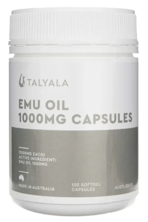 Talyala Emu Oil 1000 mg - 100 Capsules Holiday Sale