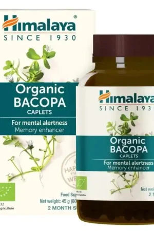 Next Day Delivery Himalaya Organic Bacopa - 60 Capsules