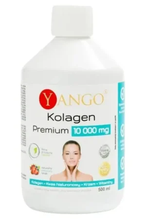 Yango Collagen Premium 10 000 mg, Strawberry - 500 ml Grab Now