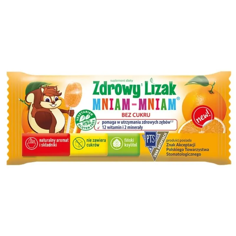 Starpharma Healthy Lollipop with 12 Vitamin, Orange - 6 g Fast Shipping