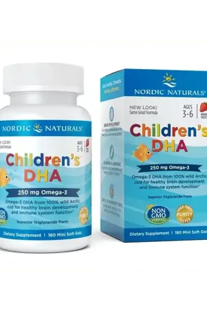Direct From Factory Nordic Naturals Children‘s DHA, Strawberry 250 mg - 180 Softgels