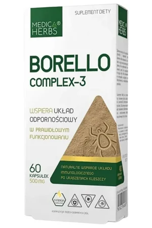 Medica Herbs Borello Complex-3 - 60 Capsules Certified