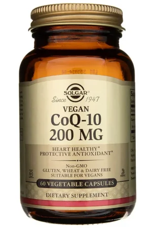 Solgar Vegan CoQ-10 200 mg - 60 Veg Capsules Shop Now
