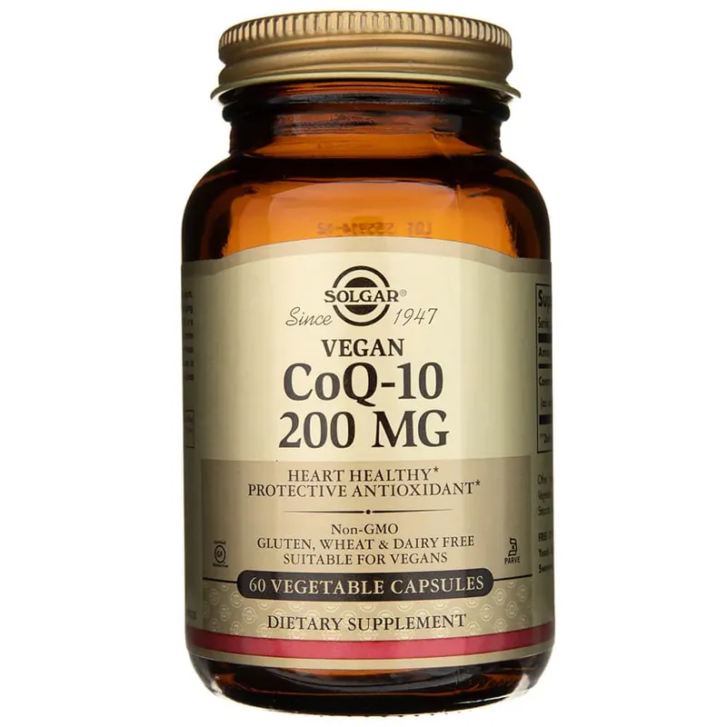 Solgar Vegan CoQ-10 200 mg - 60 Veg Capsules Shop Now