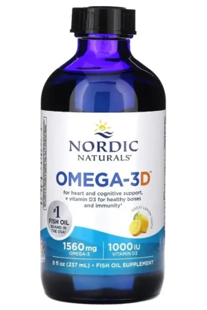 Nordic Naturals Omega-3D 1560 mg, Lemon - 237 ml Trending