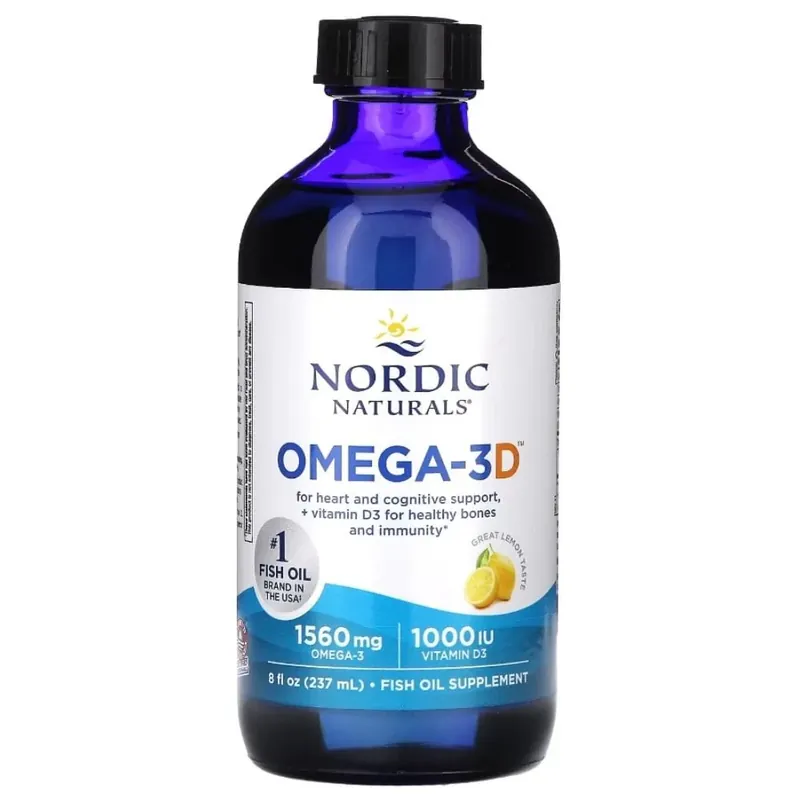 Nordic Naturals Omega-3D 1560 mg, Lemon - 237 ml Trending