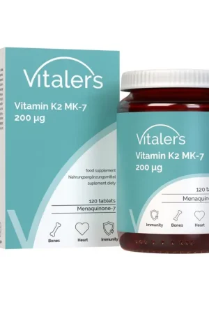 Vitaler‘s Vitamin K2 MK-7 200 mcg - 120 Tablets Best Choice