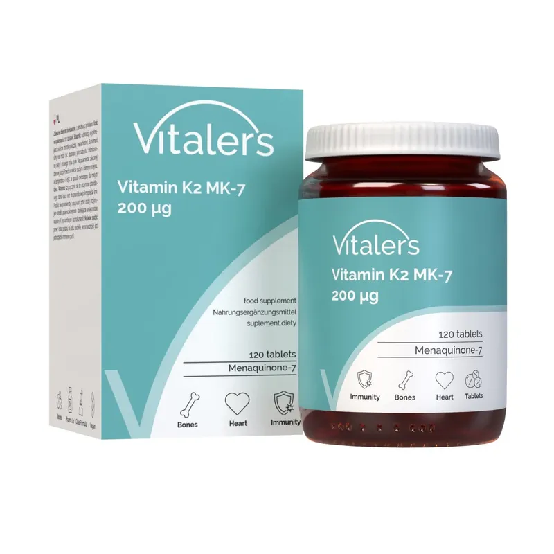 Vitaler‘s Vitamin K2 MK-7 200 mcg - 120 Tablets Best Choice