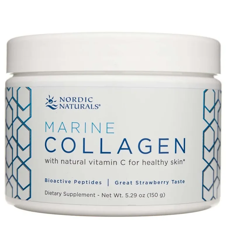 Professional Grade Nordic Naturals Marine Collagen with Vitamin C Strawberry - 150 g