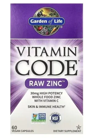 Buy Direct Garden of Life Vitamin Code RAW Zinc - 60 Capsules