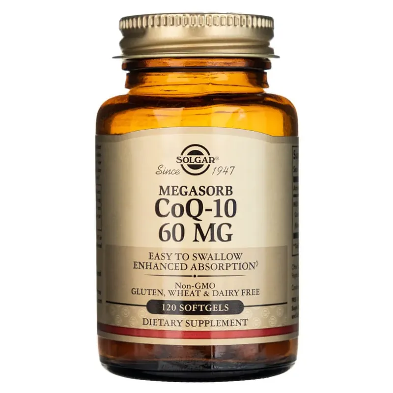 Budget Solgar Megasorb CoQ-10 60 mg - 120 Softgels