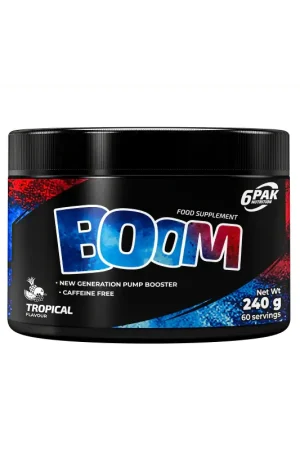 6PAK Boom Tropical Pre-Workout - 240 g High Quality