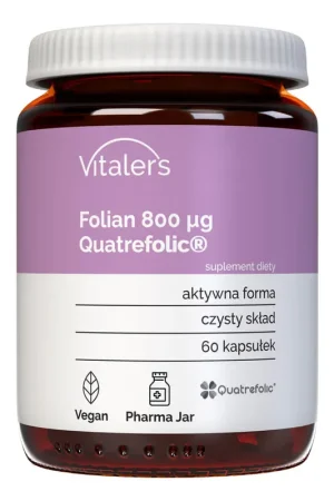 Fan Favorite Vitaler‘s Folic Acid (Vitamin B9) 800 mcg - 60 Capsules