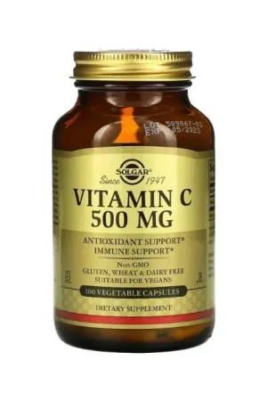 Direct From Factory Solgar Vitamin C 500 mg - 100 Capsules