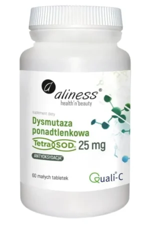 Aliness Superoxide Dismutase (Tetra Sod) 25 mg - 60 Tablets Buy Direct