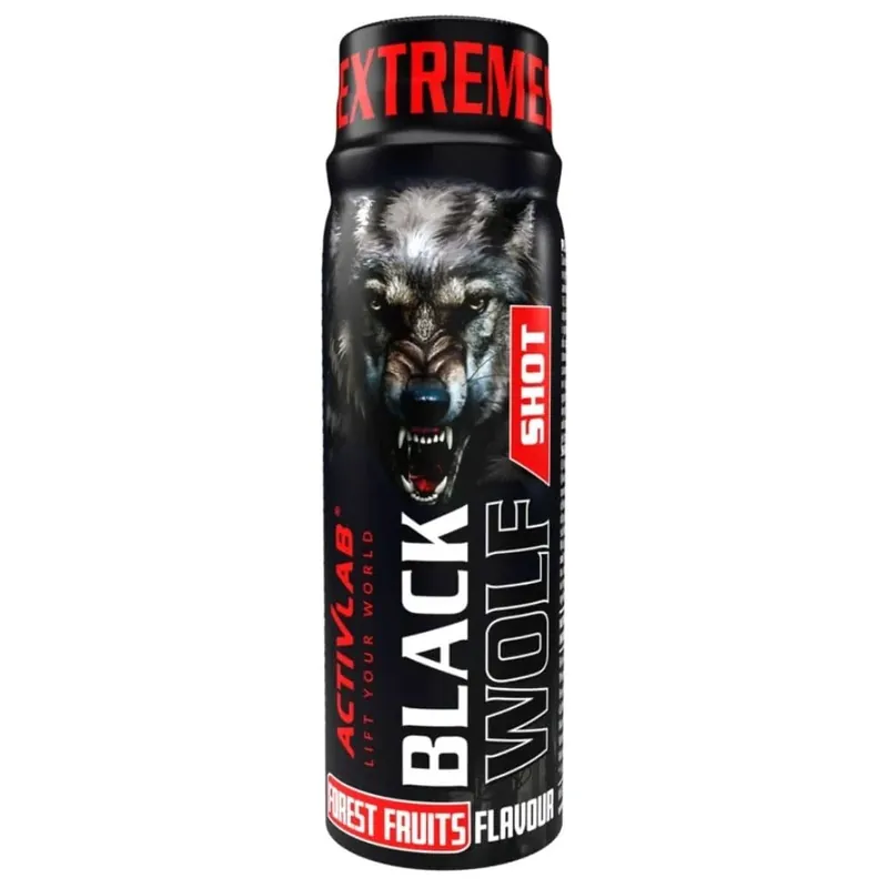 Activlab Black Wolf Pre-Workout Shot, Forest Fruits - 80 ml Time-Limited