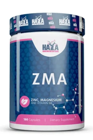 Same Day Shipping Haya Labs ZMA (Magnesium, Zinc, Vitamin B6) - 180 Capsules