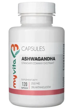 Authentic MyVita Ashwagandha 250 mg - 120 Capsules