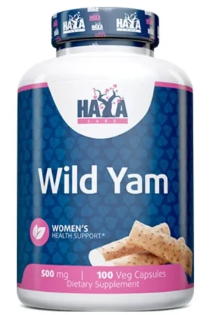 Trusted Brand Haya Labs Wild Yam Root 500 mg - 100 Capsules