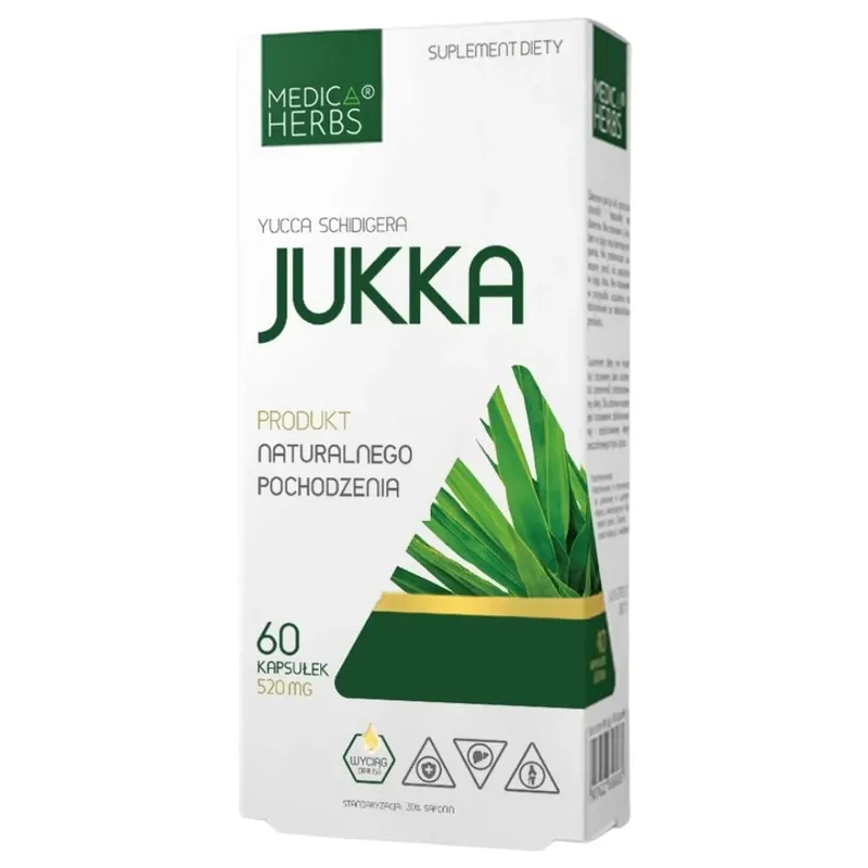 Special Discount Medica Herbs Yucca 520 mg - 60 Capsules