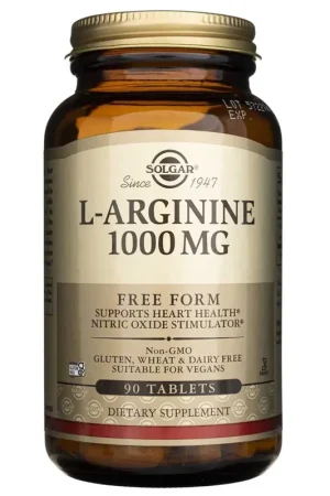 Buy Online Solgar L-Arginine - 90 Tablets