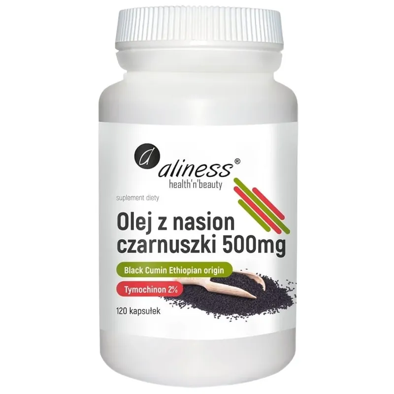 Aliness Black Cumin Seed Oil 500 mg - 120 Capsules Hot Picks