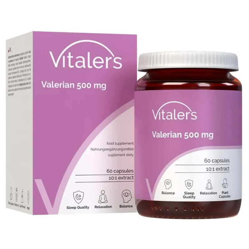 Markdown Vitaler‘s Valerian 500 mg - 60 Capsules