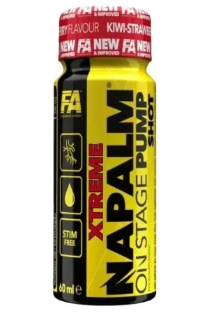 Fitness Authority NAPALM On Stage Pump Shot, Kiwi-Strawberry - 60 ml Hassle-Free Returns
