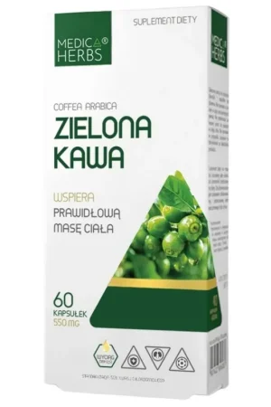 Fan Favorite Medica Herbs Green Coffee 550 mg - 60 Capsules