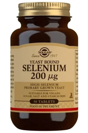 Genuine Solgar Selenium 200 mcg - 50 Tablets