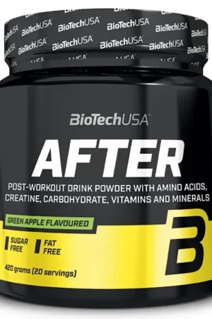 BioTech USA After Post-Workout Drink Powder with Amino Acids, Green Apple Flavoured - 420 g Discount