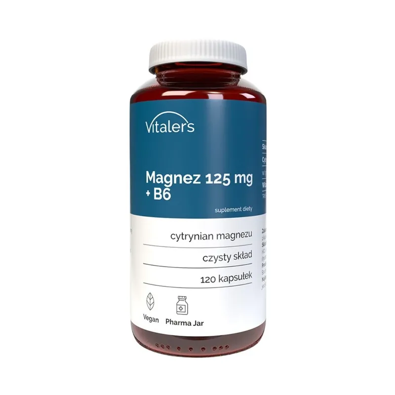 Markdown Vitaler‘s Magnesium 125 mg + Vitamin B6 6 mg - 120 Capsules