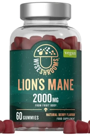 Wiseshrooms Lion‘s Mane 2000 mg - 60 Gummies Weekend Sale