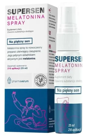 Pharmaverum SuperSen Melatonin Spray, Mint - 25 ml Grab Now