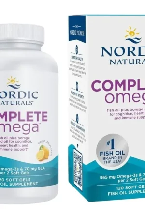 Nordic Naturals Complete Omega 3,6,9, Lemon - 120 Capsules Bargain