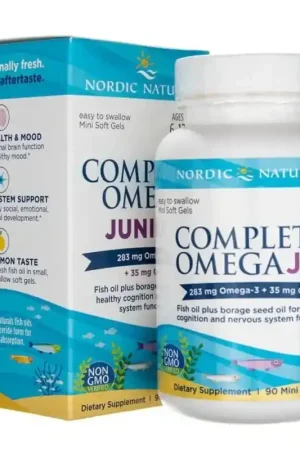 Nordic Naturals Complete Omega Junior, Lemon - 90 Softgels Free Returns