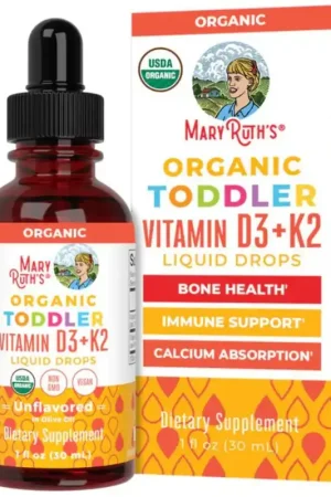 Direct From Factory MaryRuth‘s Toddler Vitamin D3 + K2 Liquid Drops - 30 ml