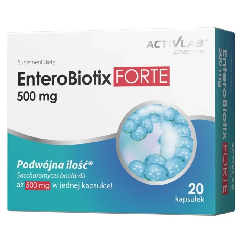 Activlab Pharma EnteroBiotix FORTE 500 mg - 20 Capsules Today Only