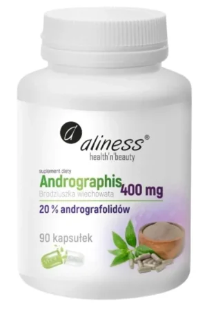 Aliness Andrographis 400 mg - 90 Capsules Secure Checkout