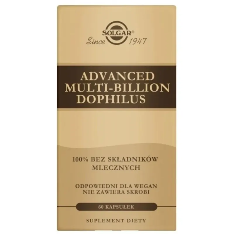 Get Yours Solgar Advanced Multi-Billion Dophilus, Probiotic - 60 Capsules