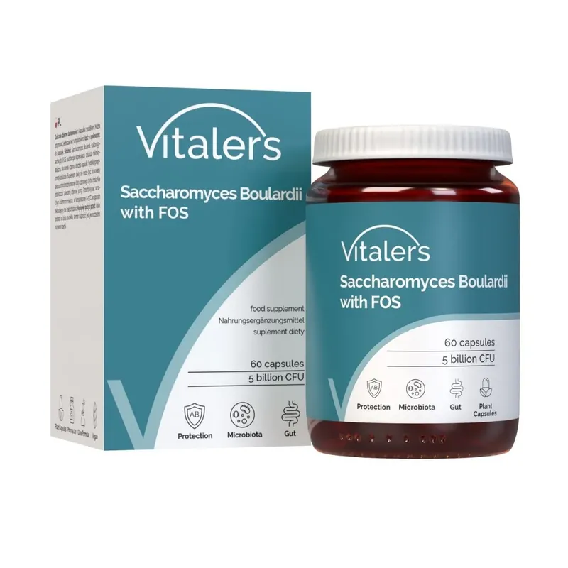 Vitaler‘s Saccharomyces Boulardii with FOS - 60 Capsules Buy Today