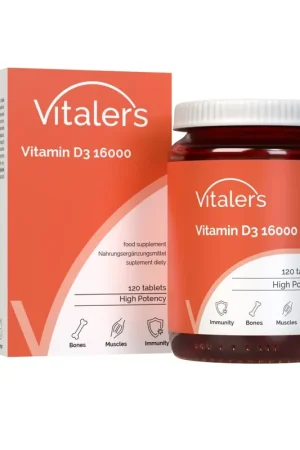 Vitaler‘s Vitamin D3 16000 IU - 120 Tablets Today Only